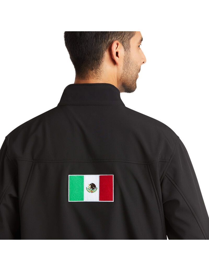 Chaquetas Ariat New Team Softshell MEXICO Hombre Negras | WHME69723