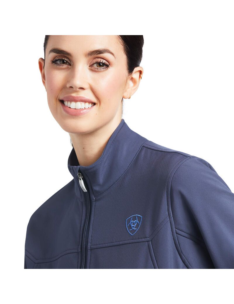 Chaquetas Ariat New Team Softshell Mujer Azules | LFNX68072