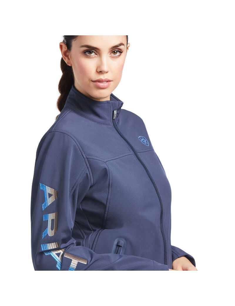 Chaquetas Ariat New Team Softshell Mujer Azules | LFNX68072