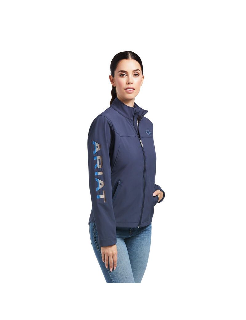 Chaquetas Ariat New Team Softshell Mujer Azules | LFNX68072