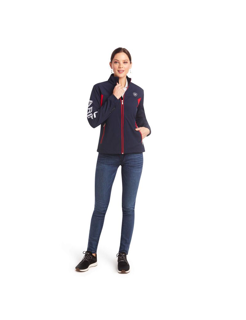 Chaquetas Ariat New Team Softshell Mujer Multicolor | RGHJ37482