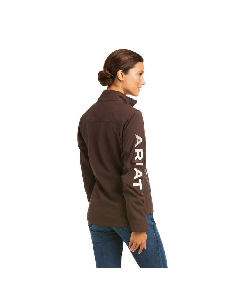 Chaquetas Ariat New Team Softshell Mujer Cafe | WIBX98514