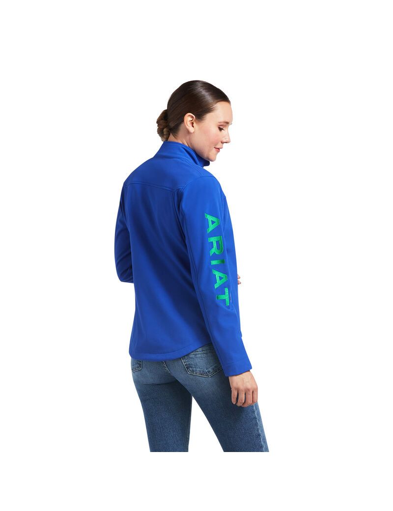 Chaquetas Ariat New Team Softshell Mujer Azules | XCLI56238