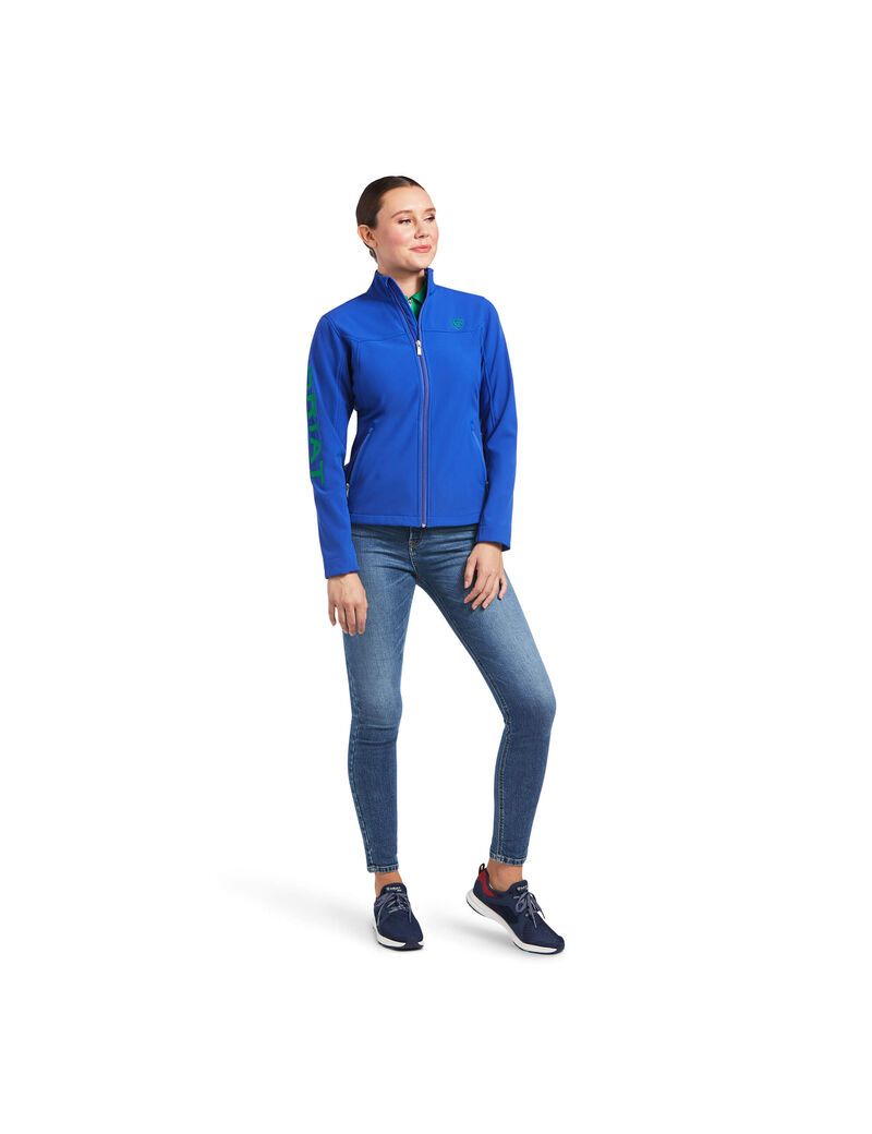 Chaquetas Ariat New Team Softshell Mujer Azules | XCLI56238