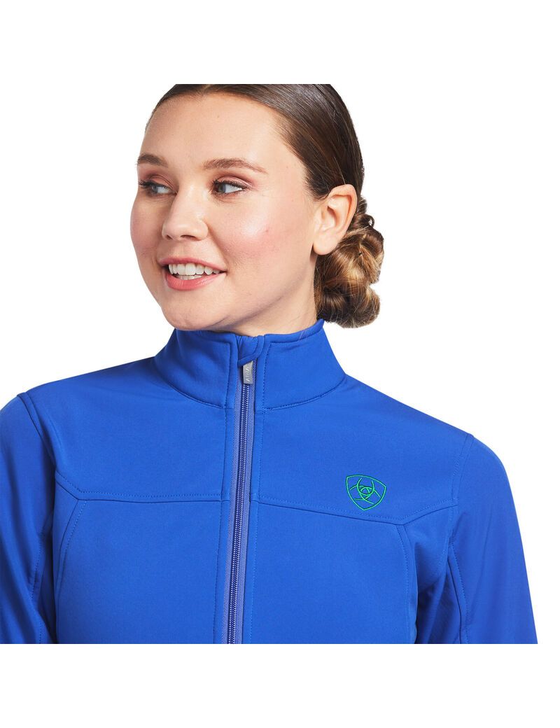 Chaquetas Ariat New Team Softshell Mujer Azules | XCLI56238