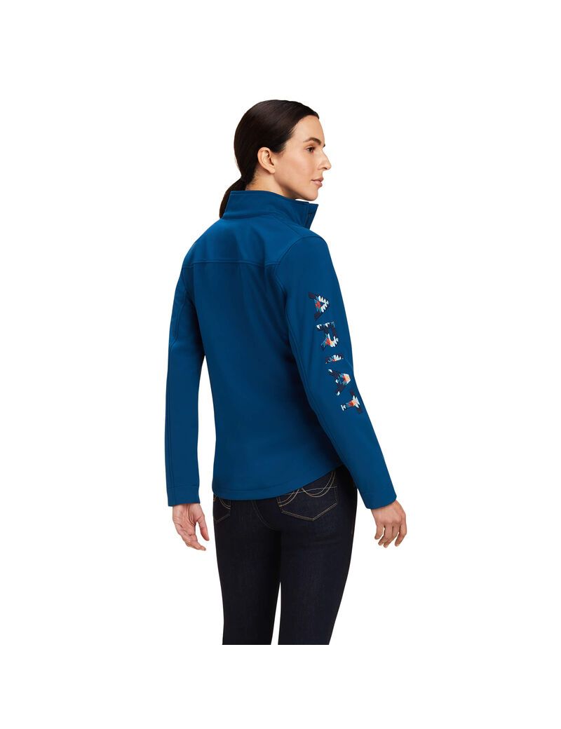 Chaquetas Ariat New Team Softshell Mujer Azules | YUHJ29714