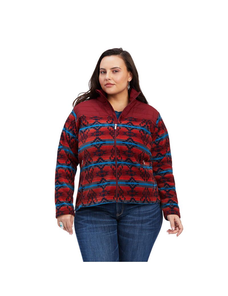 Chaquetas Ariat Prescott Fleece Mujer Naranjas Rosas | BFTC84360