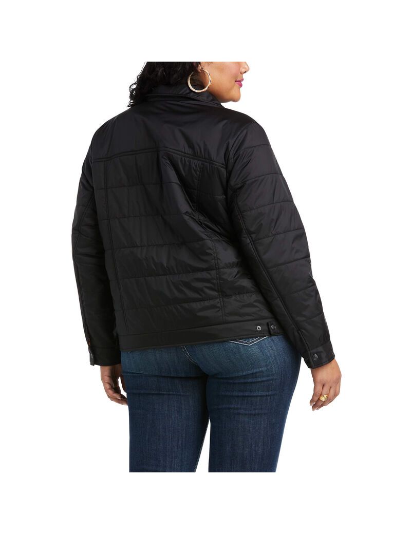 Chaquetas Ariat Puffer Trucker Insulated Mujer Negras | HZPM30795