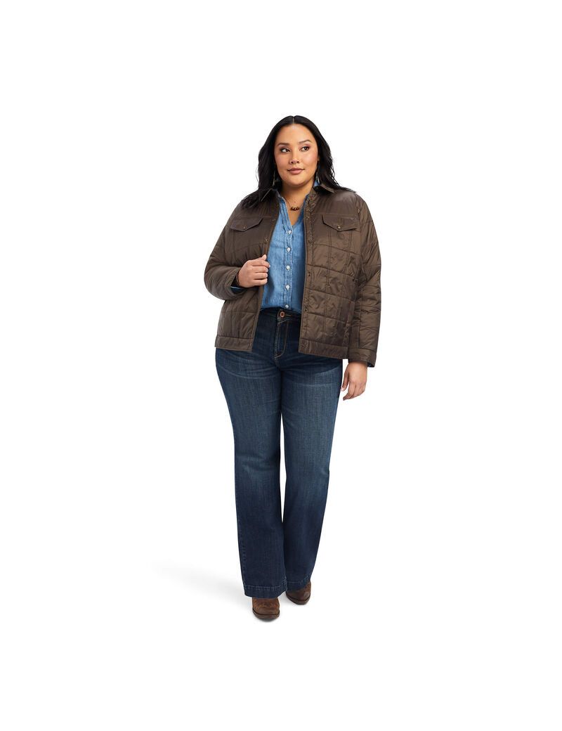 Chaquetas Ariat Puffer Trucker Insulated Mujer Multicolor | PTWE04179