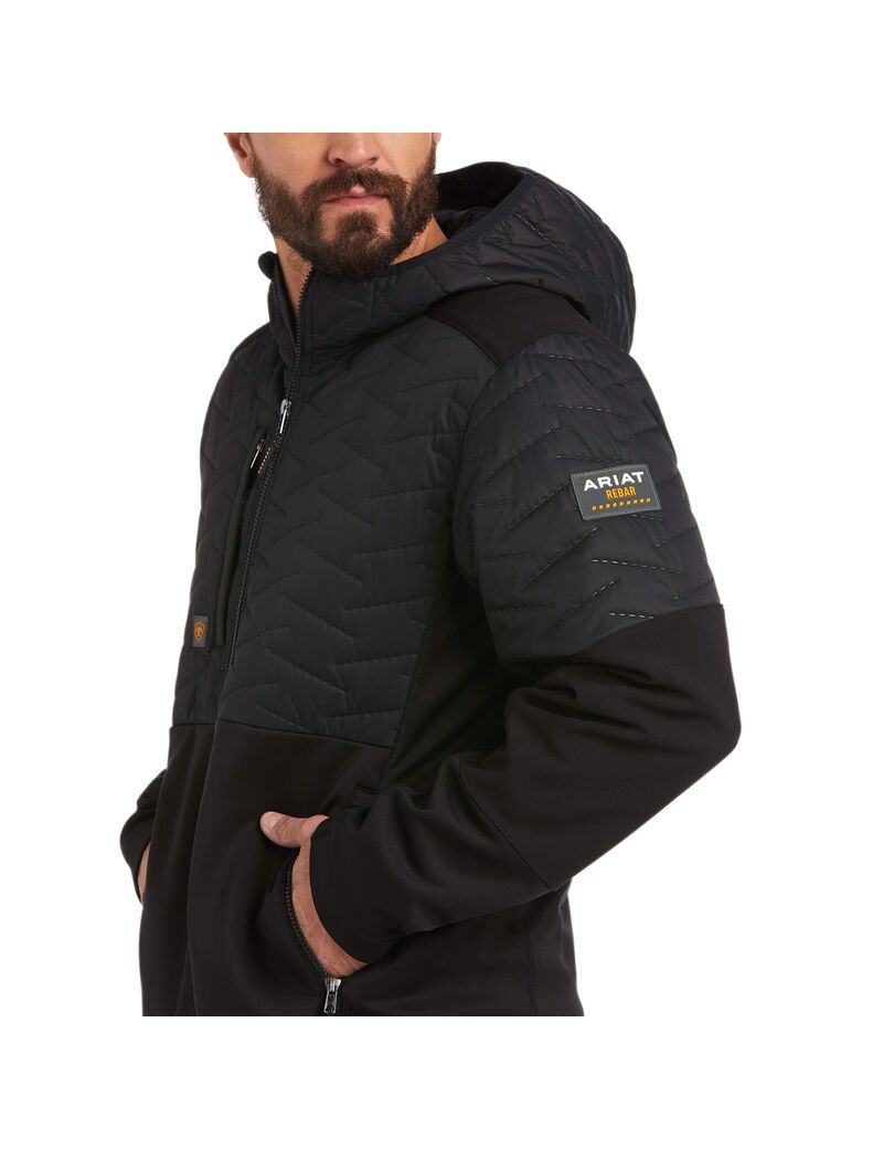 Chaquetas Ariat Rebar Cloud 9 Insulated Hombre Negras | IEFR95123