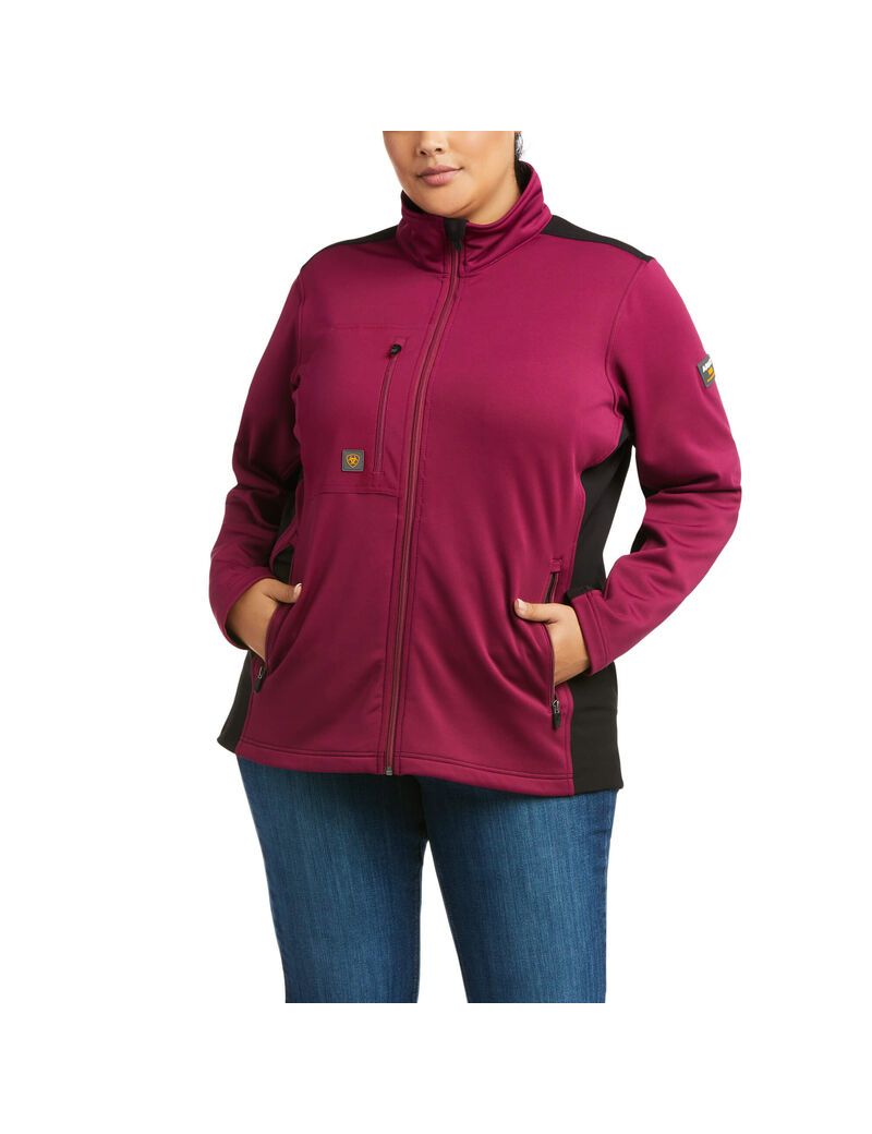 Chaquetas Ariat Rebar Dri-Tech DuraStretch Fleece Híbrido Mujer Moradas | WEPT87165