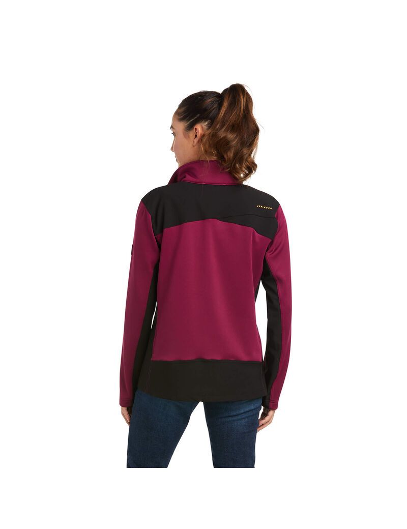 Chaquetas Ariat Rebar Dri-Tech DuraStretch Fleece Híbrido Mujer Moradas | WEPT87165