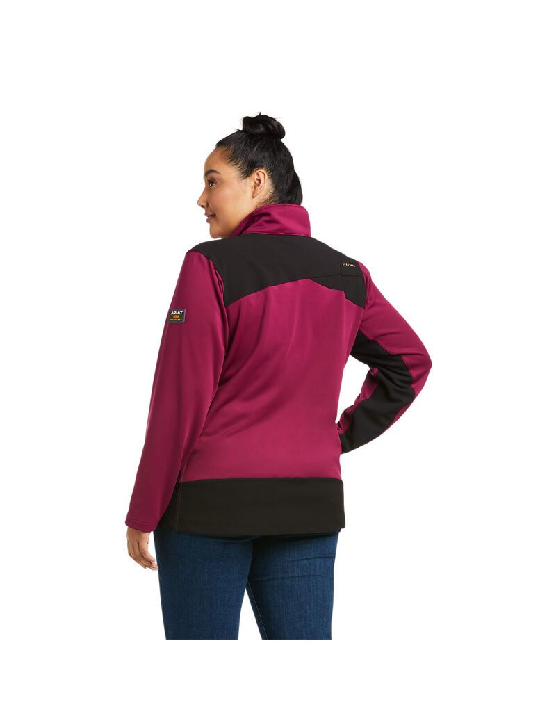 Chaquetas Ariat Rebar Dri-Tech DuraStretch Fleece Híbrido Mujer Moradas | WEPT87165