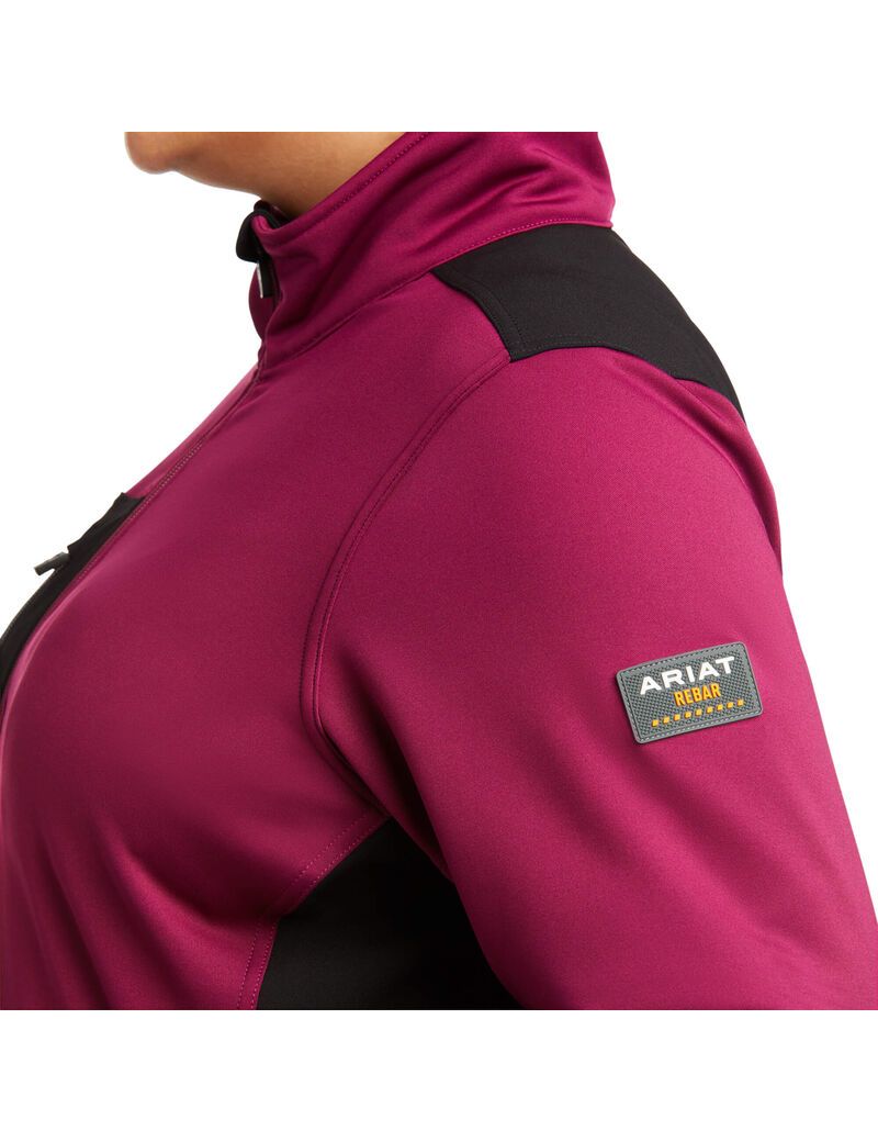 Chaquetas Ariat Rebar Dri-Tech DuraStretch Fleece Híbrido Mujer Moradas | WEPT87165