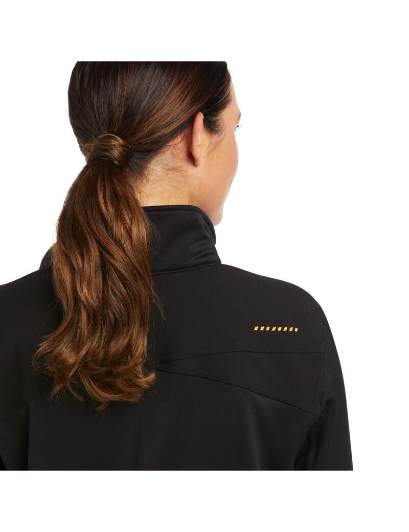 Chaquetas Ariat Rebar Dri-Tech DuraStretch Fleece Híbrido Mujer Negras | WZTP04519