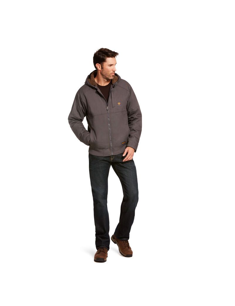 Chaquetas Ariat Rebar DuraCanvas Hombre Gris | INYJ63241