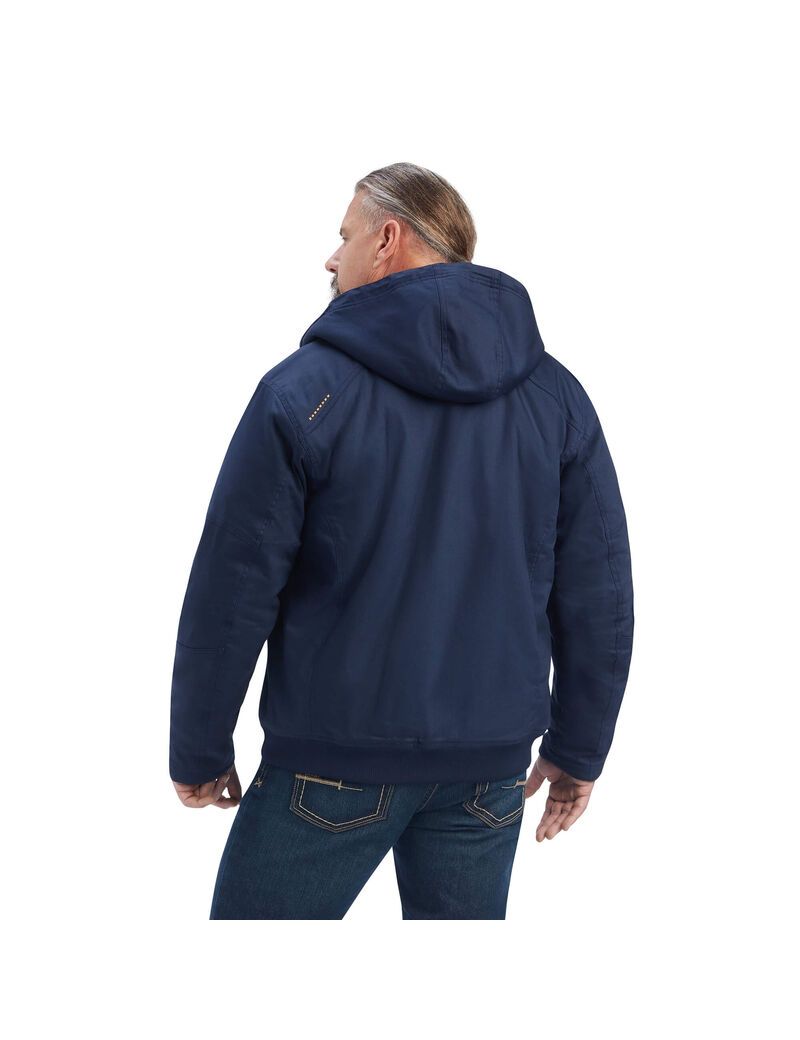 Chaquetas Ariat Rebar DuraCanvas Hombre Azul Marino | IWFV15672