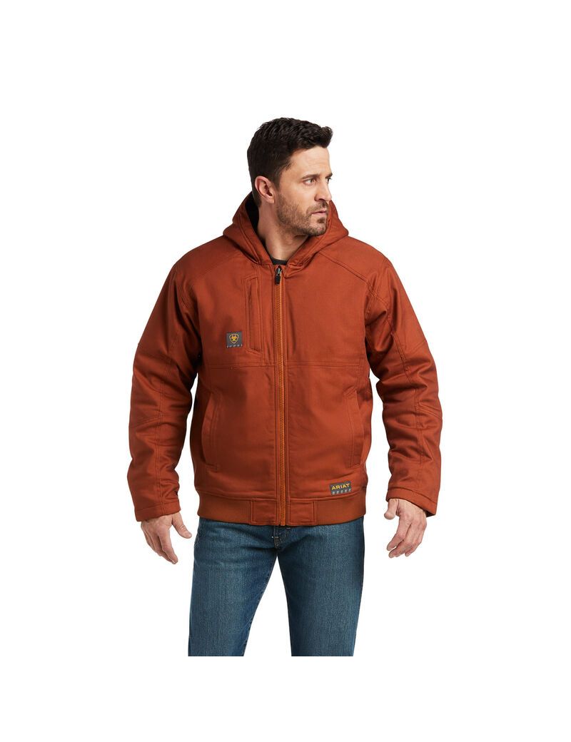 Chaquetas Ariat Rebar DuraCanvas Hombre Cobra | USAG29560