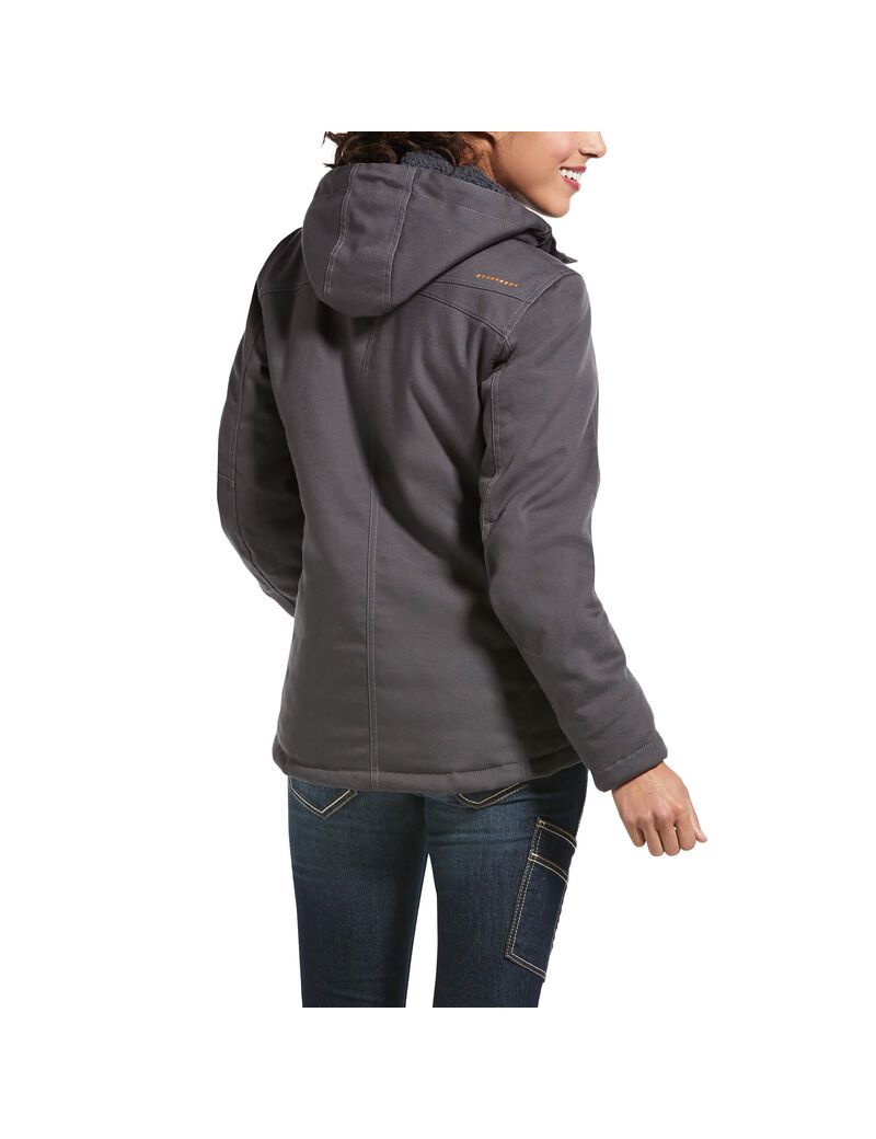 Chaquetas Ariat Rebar DuraCanvas Insulated Mujer Gris | KTGL86502