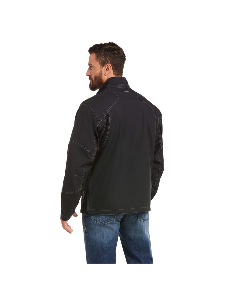 Chaquetas Ariat Rebar Stretch Lona Softshell Hombre Negras | MHPY06524