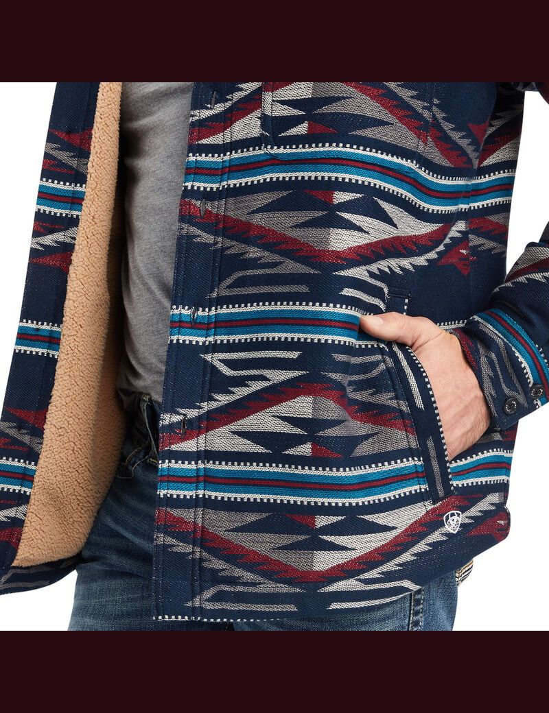 Chaquetas Ariat Retro Chimayo Shirt Hombre Azul Marino | HNLI57401