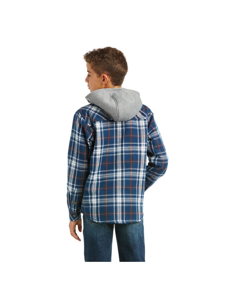 Chaquetas Ariat Retro Hackett Insulated Shirt Niños Multicolor | MHCI50367