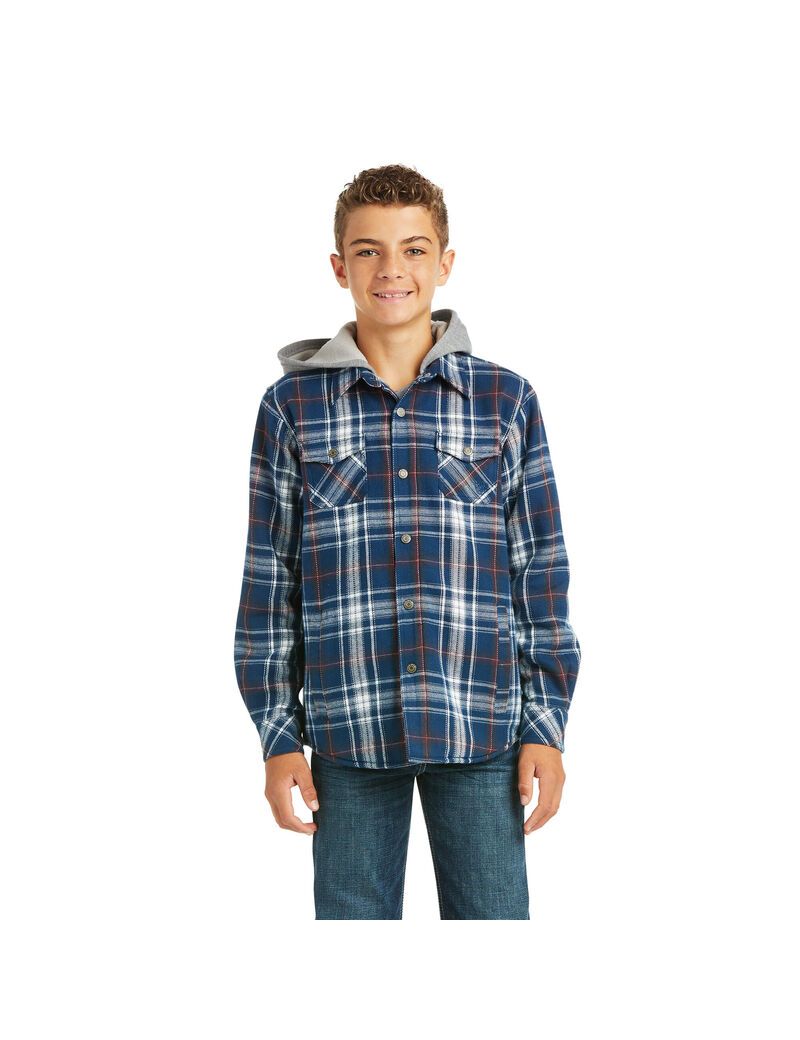 Chaquetas Ariat Retro Hackett Insulated Shirt Niños Multicolor | MHCI50367