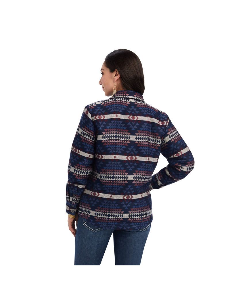 Chaquetas Ariat Shacket Shirt Mujer Azules | CXNG50618