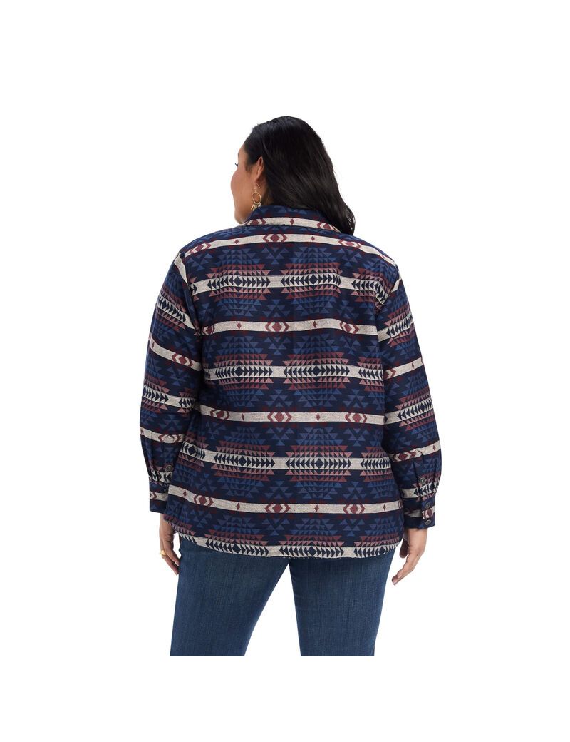 Chaquetas Ariat Shacket Shirt Mujer Azules | CXNG50618