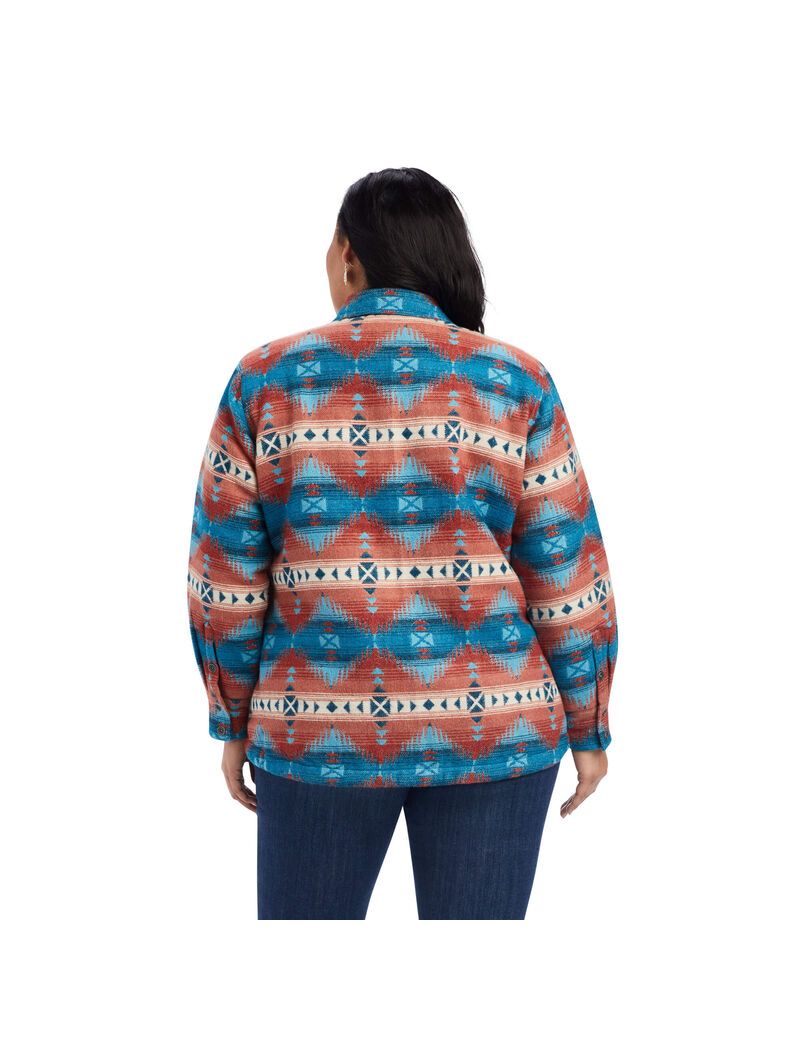 Chaquetas Ariat Shacket Shirt Mujer Multicolor | AVHS02765