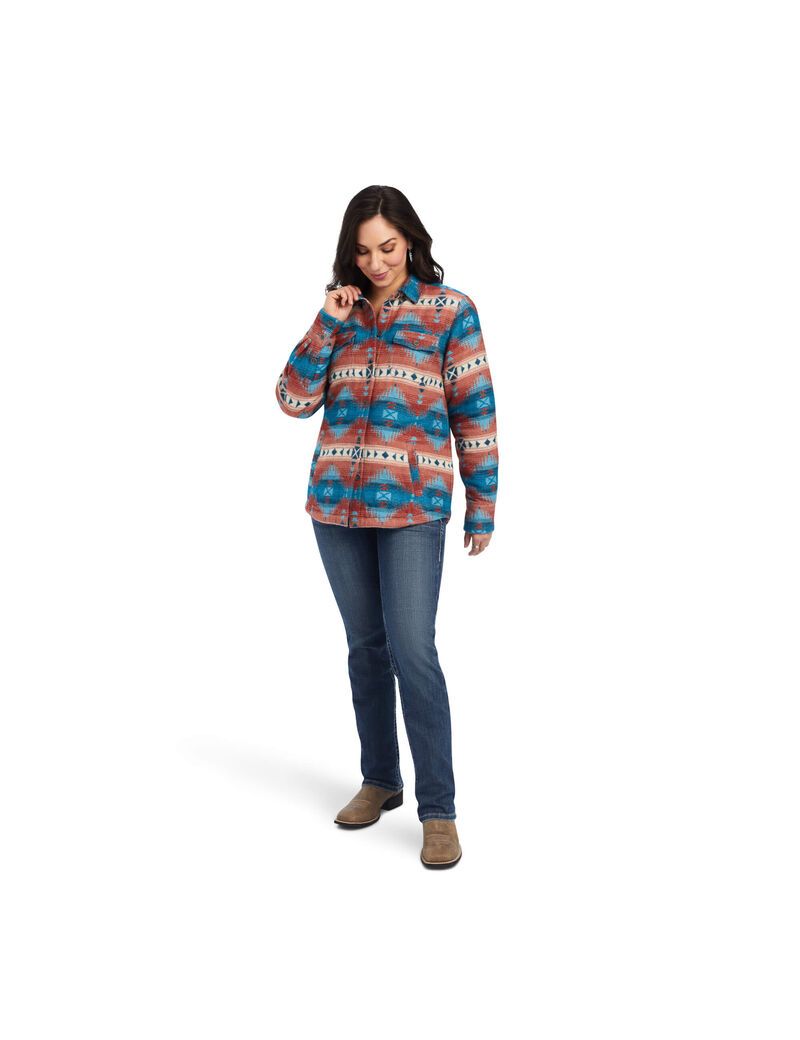 Chaquetas Ariat Shacket Shirt Mujer Multicolor | AVHS02765