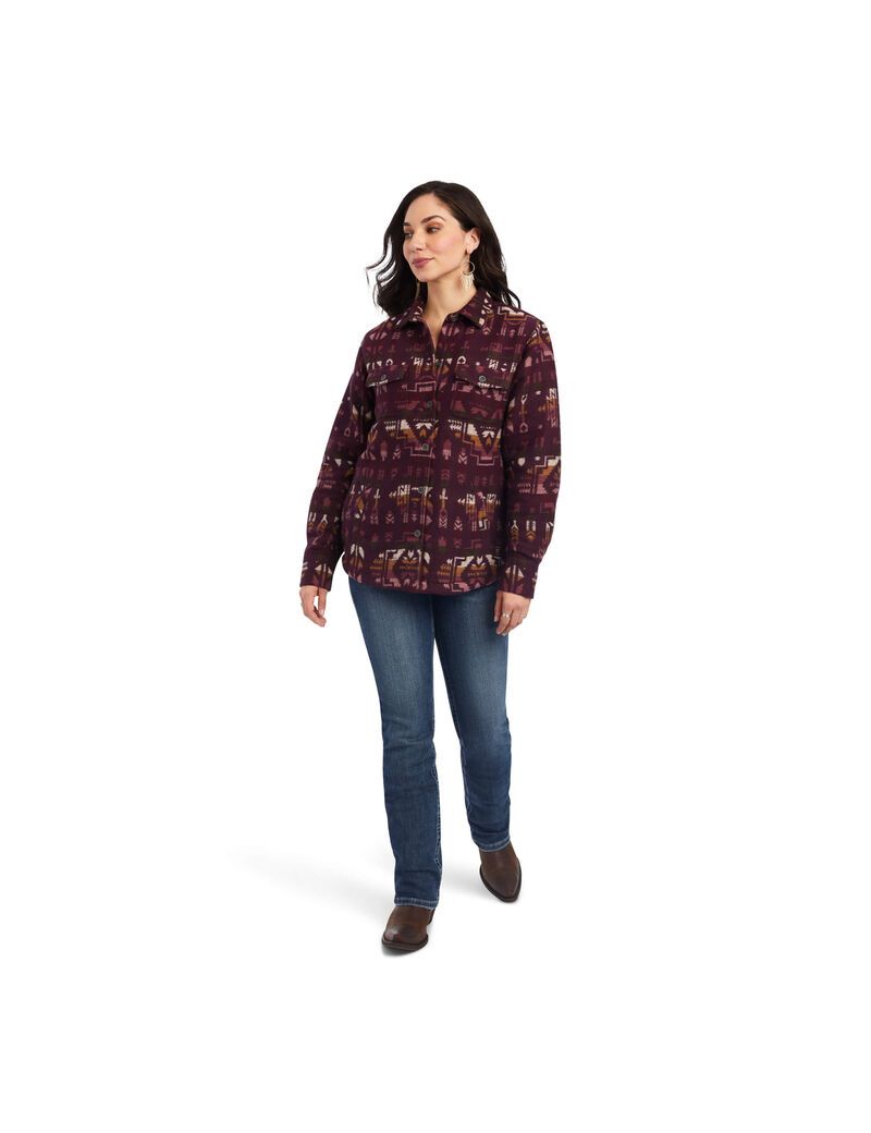 Chaquetas Ariat Shacket Shirt Mujer Multicolor | XHEL87923