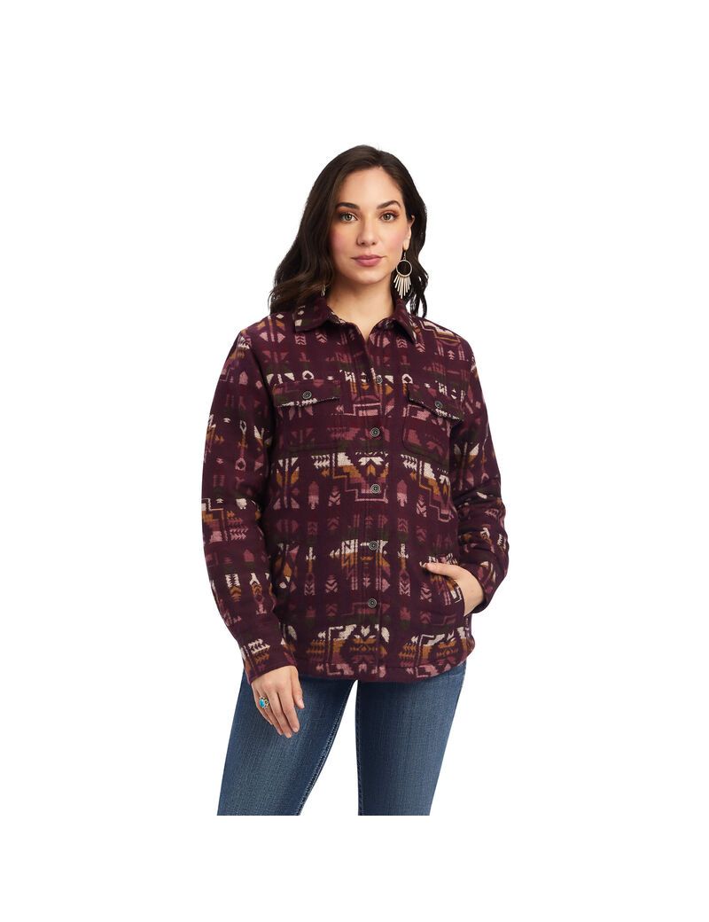 Chaquetas Ariat Shacket Shirt Mujer Multicolor | XHEL87923