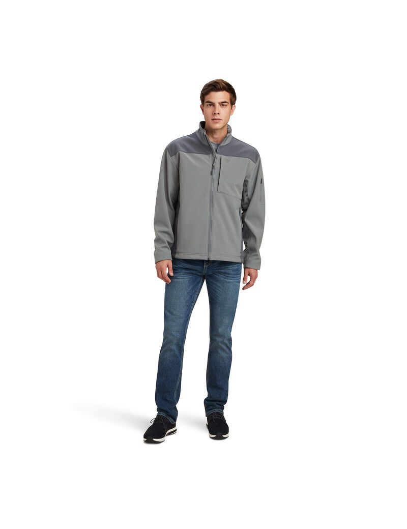 Chaquetas Ariat Vernon 2.0 Softshell Hombre Gris | UJBN65297