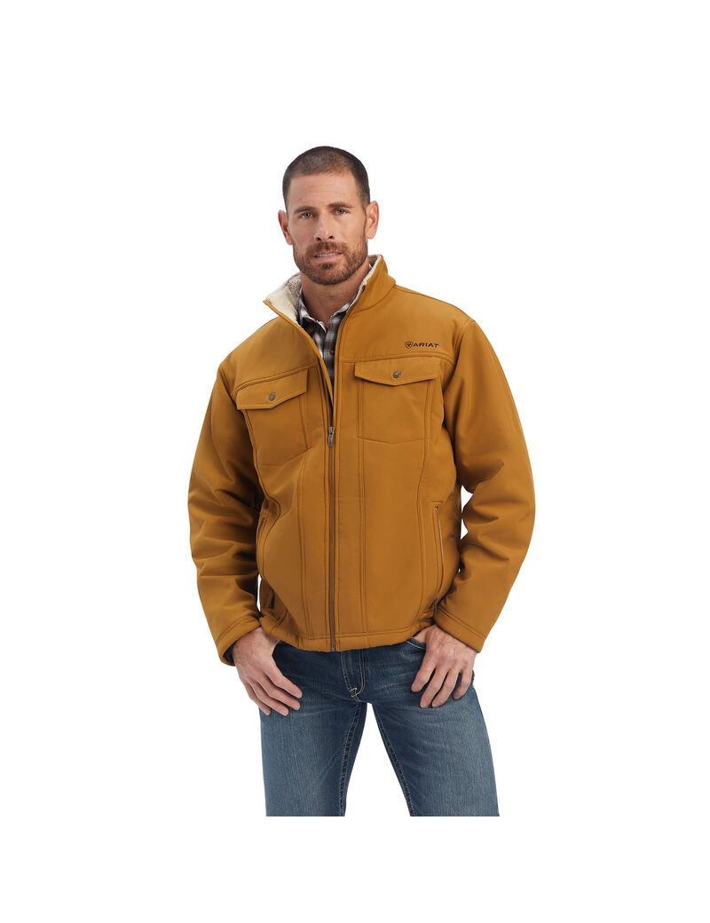 Chaquetas Ariat Vernon Sherpa Hombre Marrones | RHYU71294