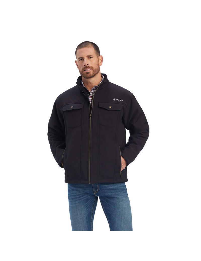 Chaquetas Ariat Vernon Sherpa Hombre Negras | SNDE67250