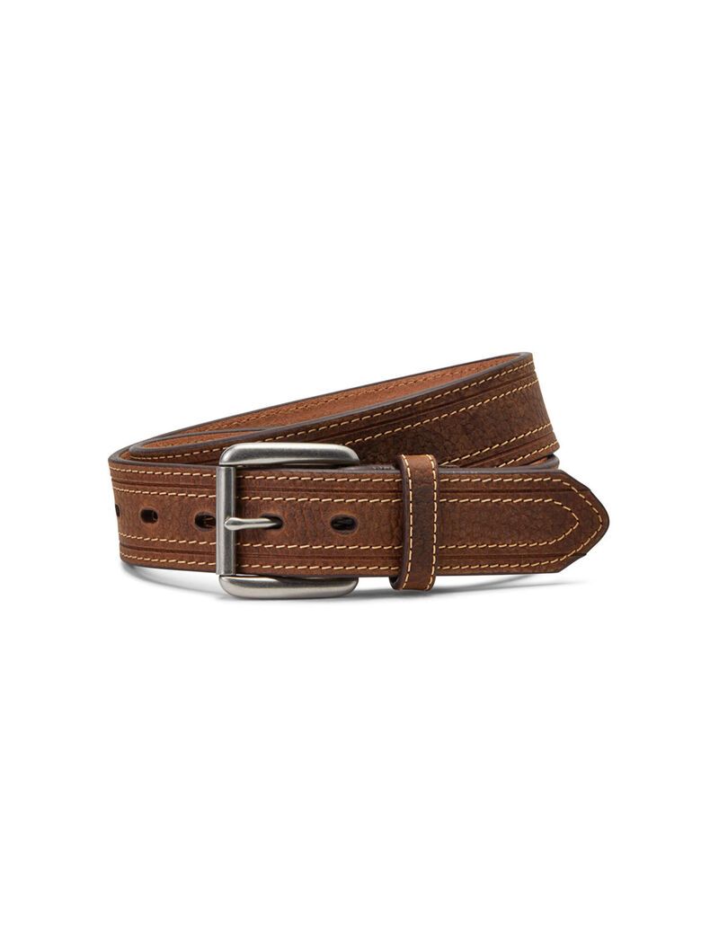 Cinturones Ariat Thick Stripe Hombre Marrones | BPMK62803