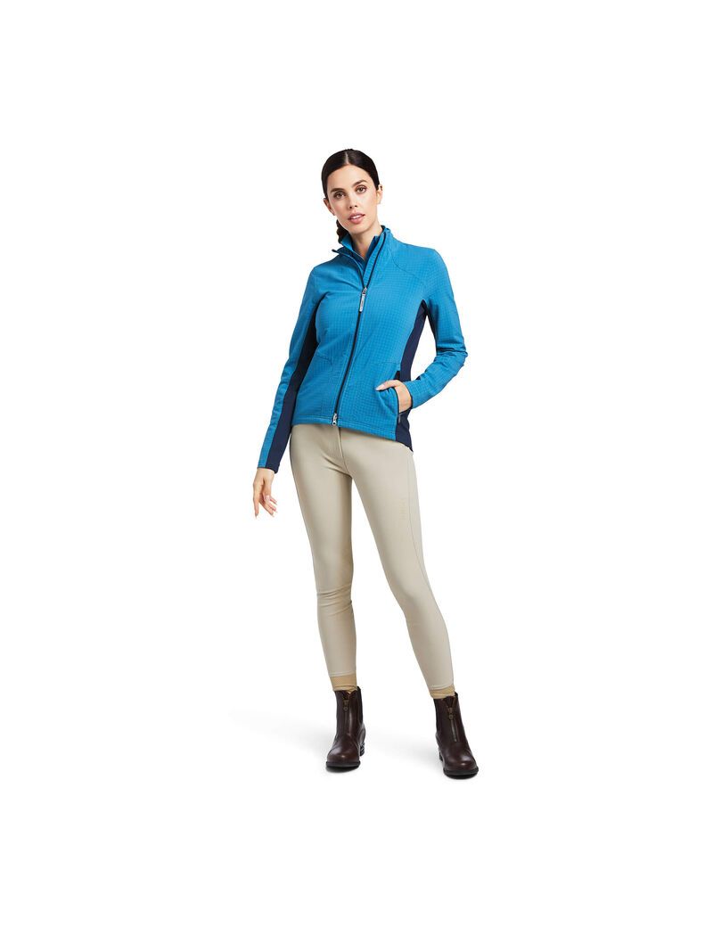 Cárdigan Ariat Andes Full Zip Mujer Azules Azul Marino | KWLR95243