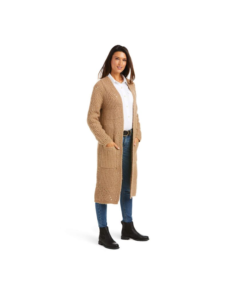 Cárdigan Ariat Miramar Mujer Beige | XCQP61475