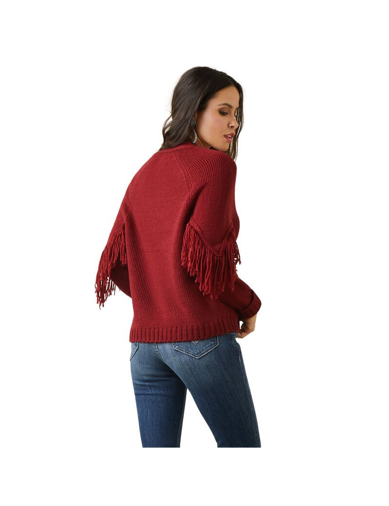 Cárdigan Ariat Red Rock Mujer Rojas | LVRA03846