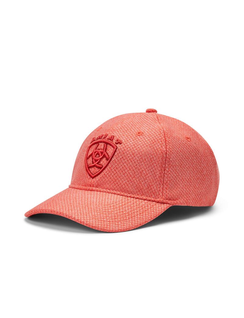 Gorras Ariat Center Shield Logo Mujer Naranjas | SOCQ83590