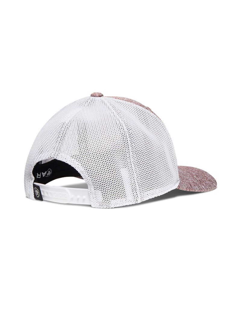 Gorras Ariat Offset Shield Hombre Burdeos | RVBA17350