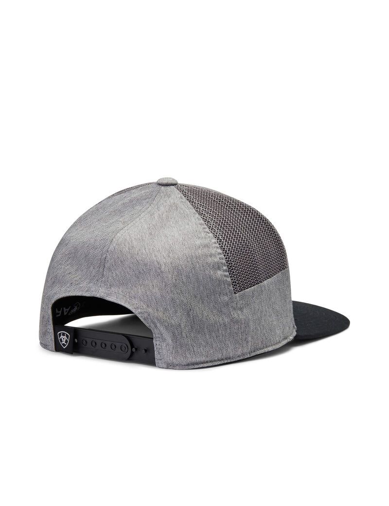 Gorras Ariat Round Logo Patch Hombre Gris | LWKV05486