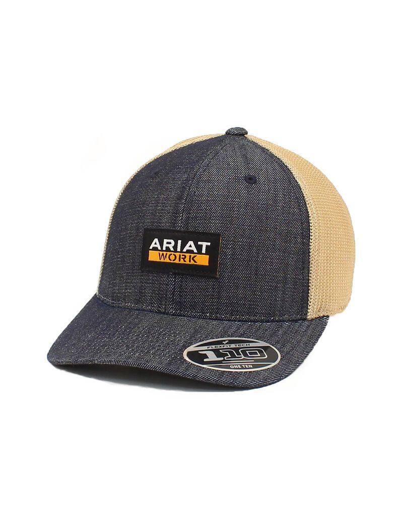 Gorras Ariat Trabajo Hombre Azules | MUHB56348