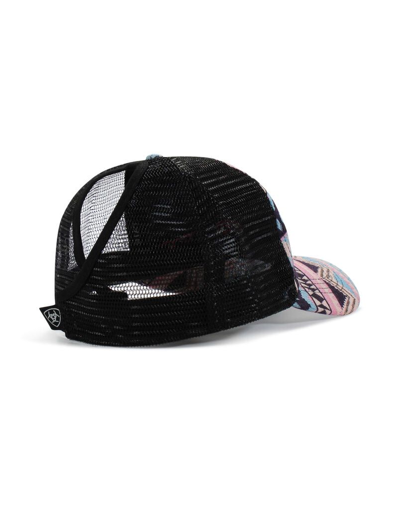 Gorras Ariat Zigzag stripe print Mujer Rosas | AIMJ69045