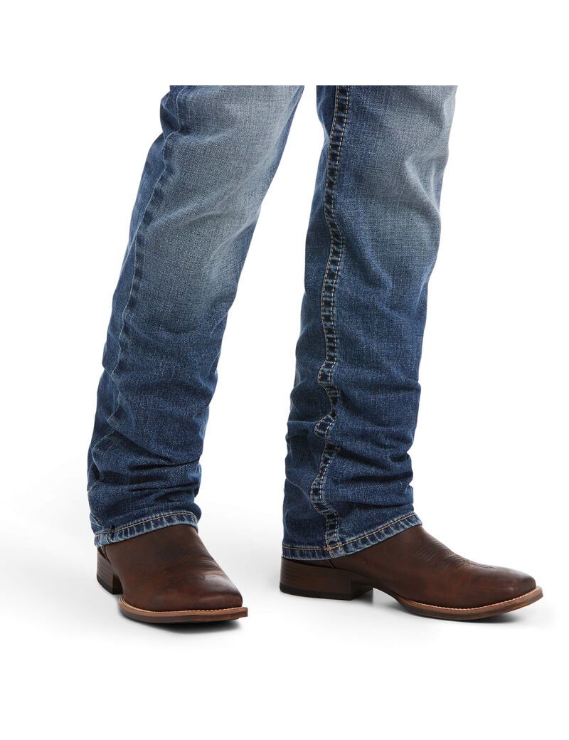 Jeans Ariat M4 Low Rise Stretch Longspur Stackable Directo Leg Hombre Multicolor | SKNF57814