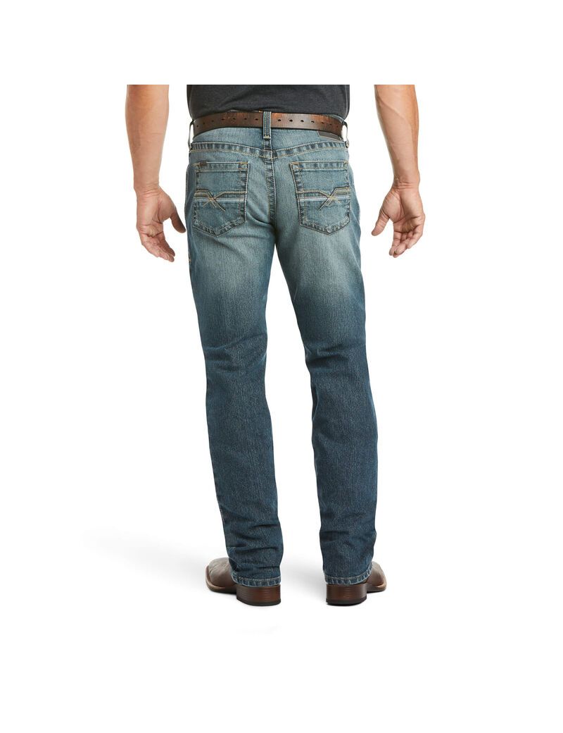 Jeans Ariat M4 Low Rise Stretch Stockton Stackable Directo Leg Hombre Multicolor | HDIB96271