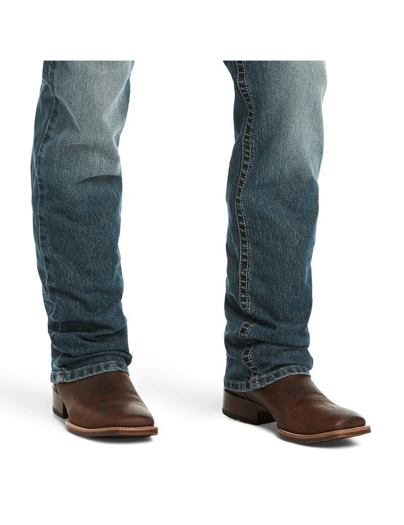 Jeans Ariat M4 Low Rise Stretch Stockton Stackable Directo Leg Hombre Multicolor | HDIB96271