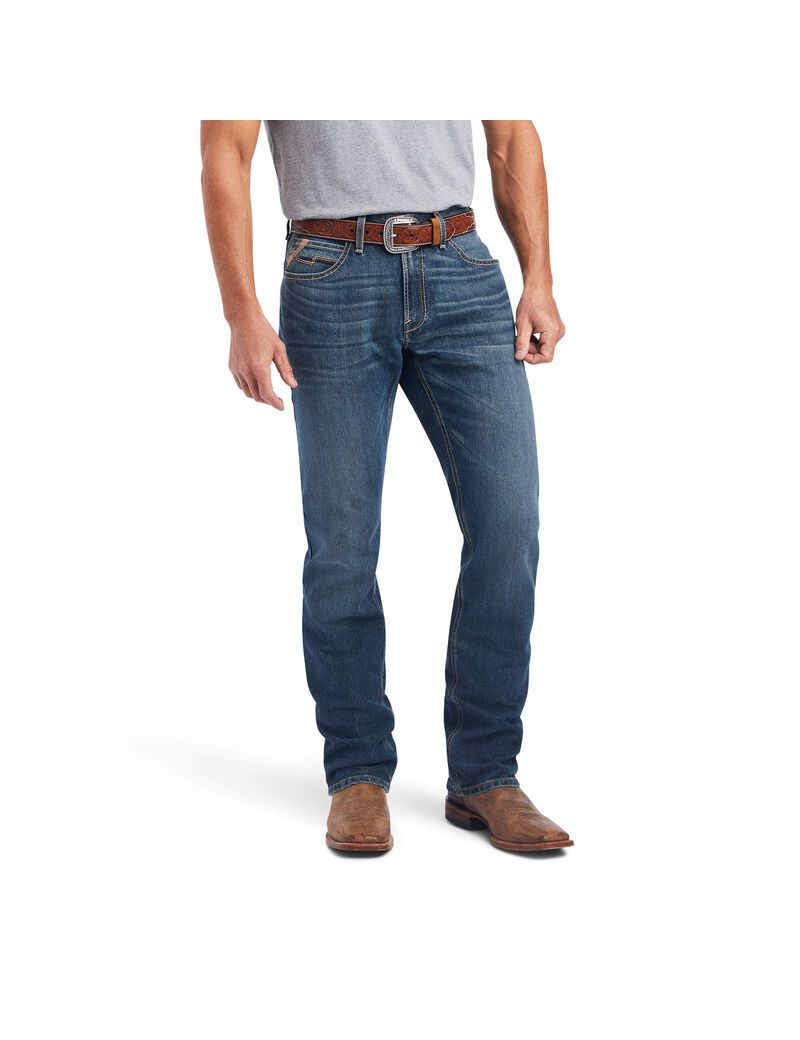 Jeans Ariat M4 Relaxed Silvano Directo Hombre Multicolor | EMHR61859