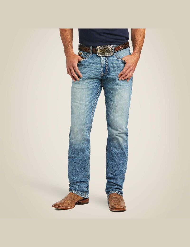 Jeans Ariat M4 Relaxed Stretch Abel Stackable Directo Leg Hombre Multicolor | TDFK78652